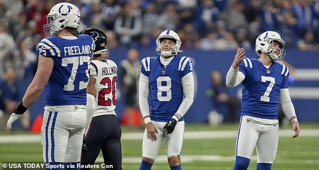 The Colts lost at Lucas Oil Stadium, meaning their playoff hopes for another season are over