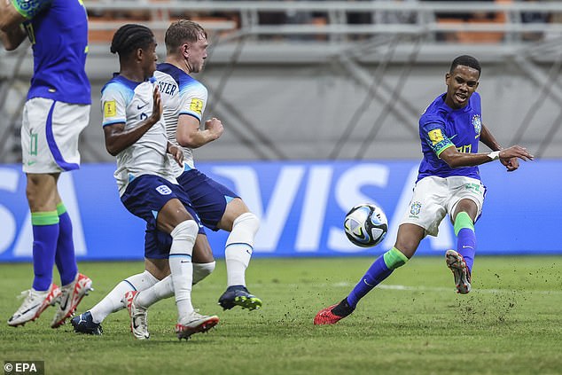 The 16-year-old was part of the Brazilian squad that reached the quarter-finals of the U-17 World Cup last summer