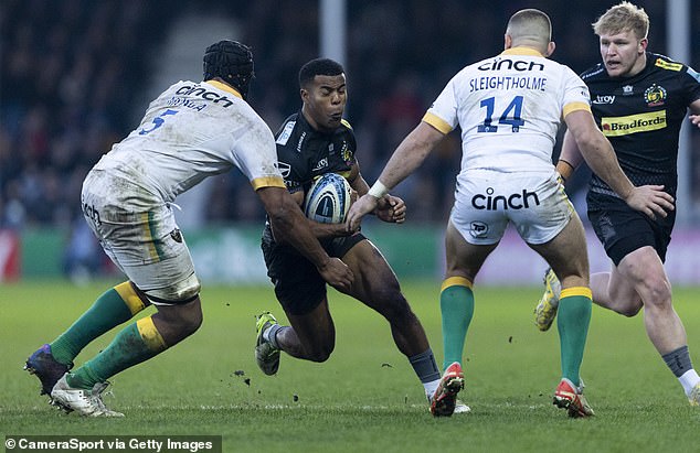 Feyi-Waboso scored tries in the recent games against Newcastle, Bristol and Northampton