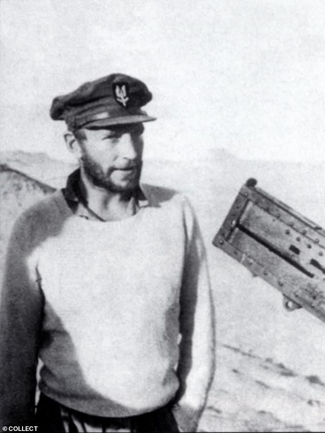 Colonel Paddy Mayne, pictured, former Irish rugby international and founder of the SAS, was known for his use of heavily armed lightweight vehicles to carry out daring sabotage missions far behind enemy lines during the North Africa campaign