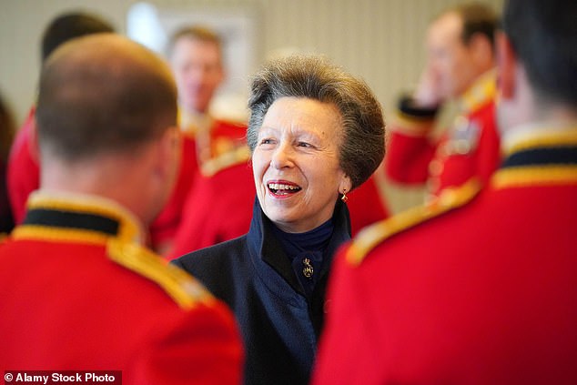 Meets Princess Anne