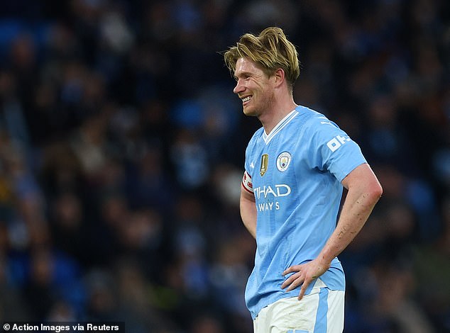 De Bruyne looked like his old self again after his comeback and made his first appearance since August