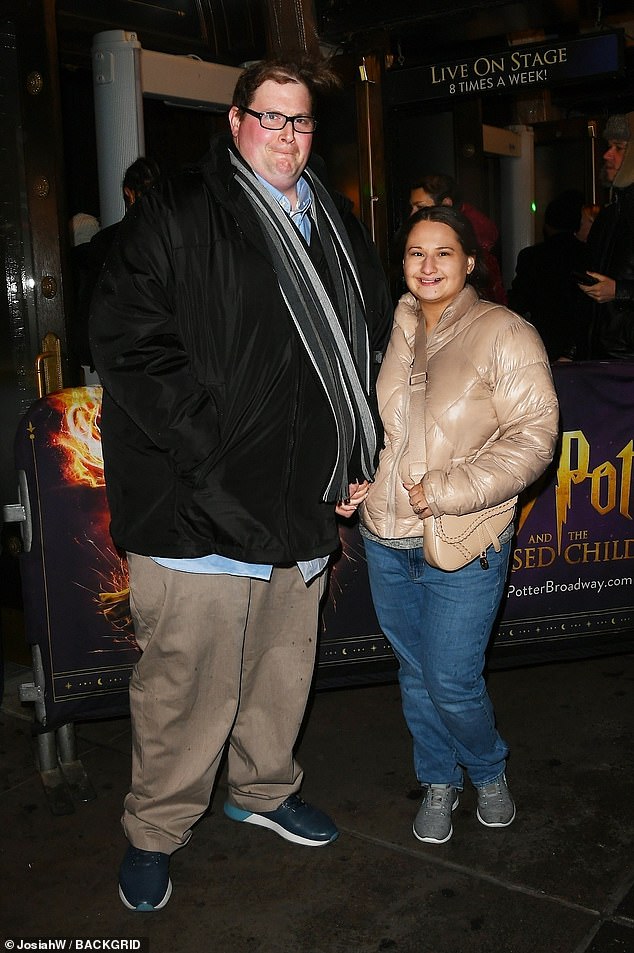 The couple enjoyed a Saturday night out in New York City with a date at the Broadway show of Harry Potter and the Cursed Child