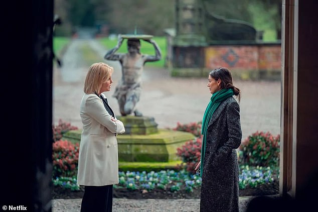 In the drama the house is called Farmwood and is home to Michelle's character Maya's mother-in-law Judith Burkett (played by Joanna Lumley) - seen outside the main house