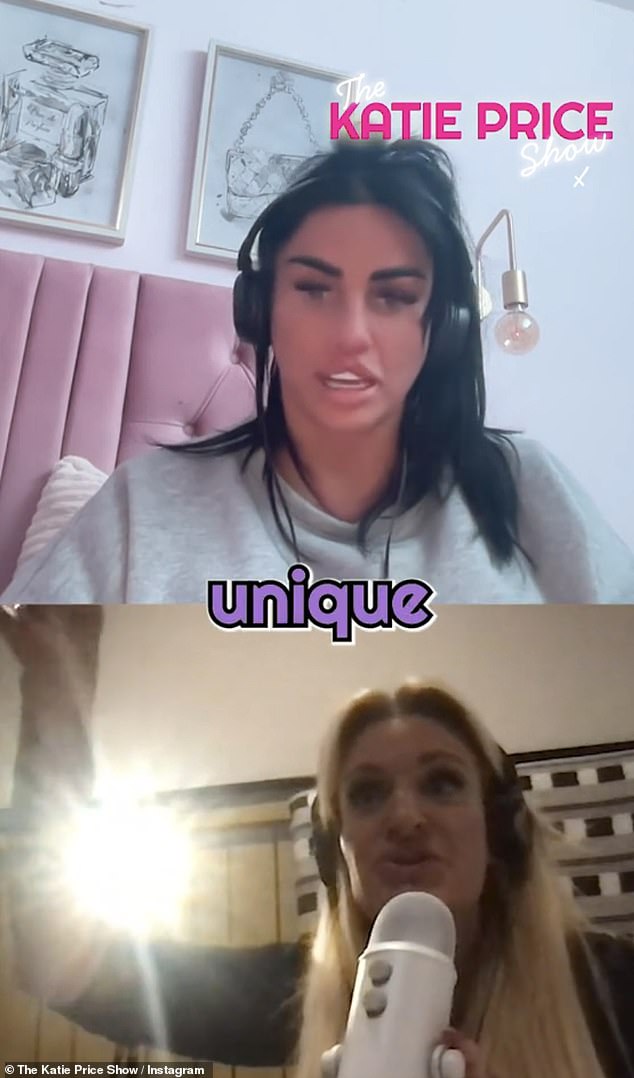 Katie and Daisy discussed the idea last month on The Katie Price Show