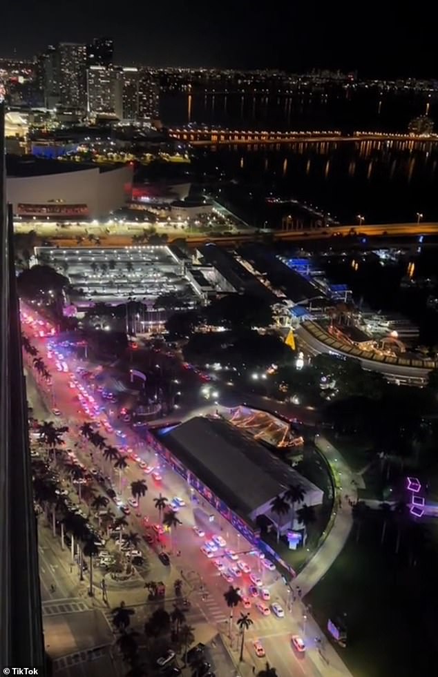 Every available patrol car in the city was called to Bayside Marketplace last Monday