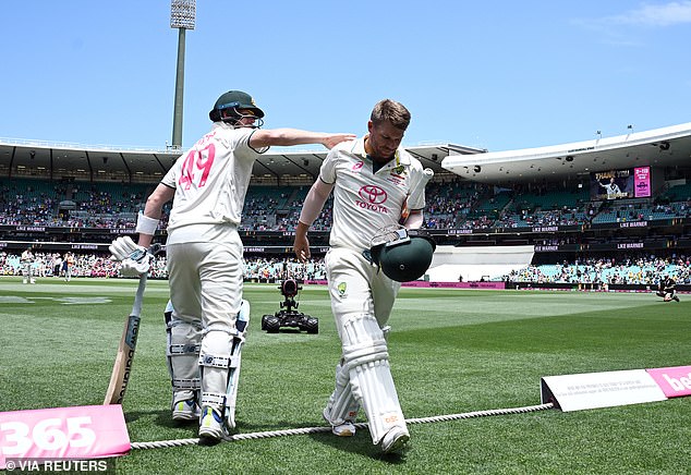 Who will replace opener David Warner (pictured walking from the SCG after his final Test innings) has been a hot topic around Australian cricket