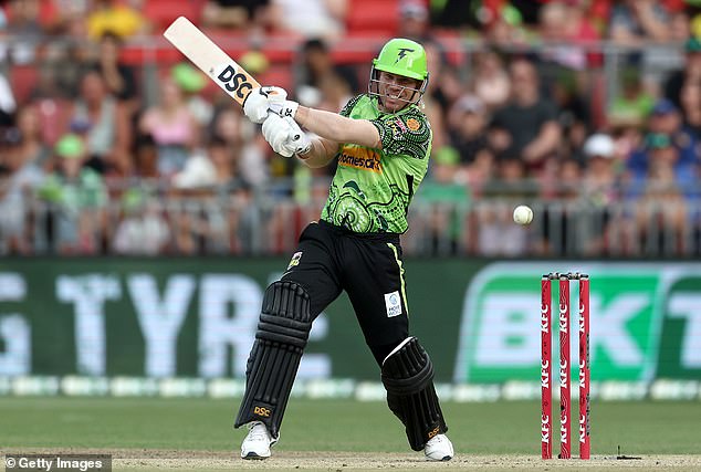 Warner has indicated that he plans to continue playing for the Thunder in the Big Bash League beyond this season when his contract expires