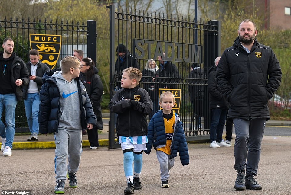 People of all ages made their way to the ground, hoping to see how the sixth-tier hosts would pull off an upset and seal a place in the hat