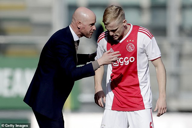 The Dutch manager and Van de Beek worked together at Ajax, but the midfielder made just 23 starts in three and a half years