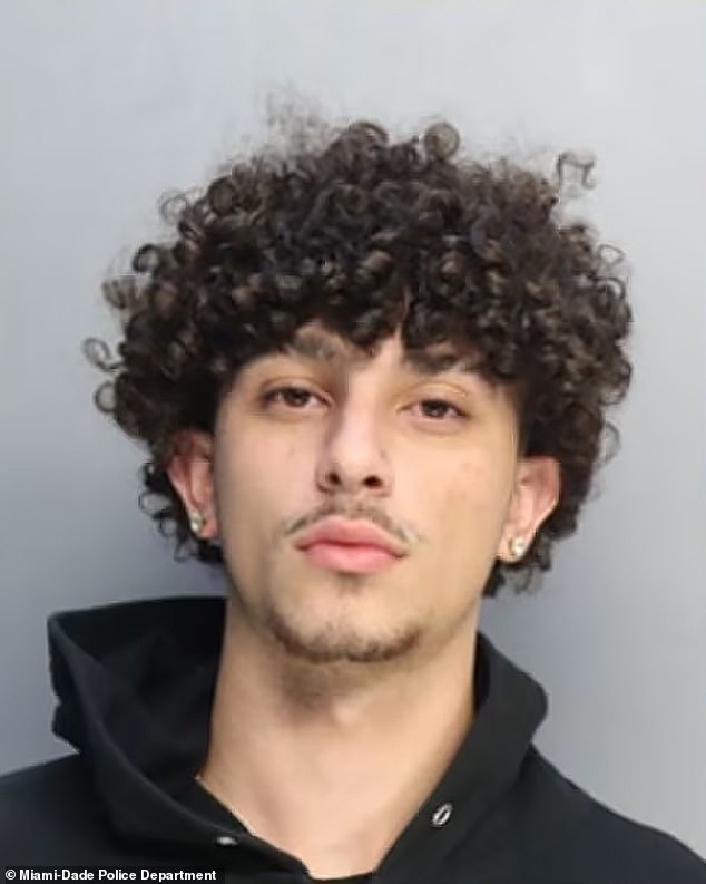 Andres Culp, 18, was arrested and charged with highway drag racing for his alleged role in a Miami rally