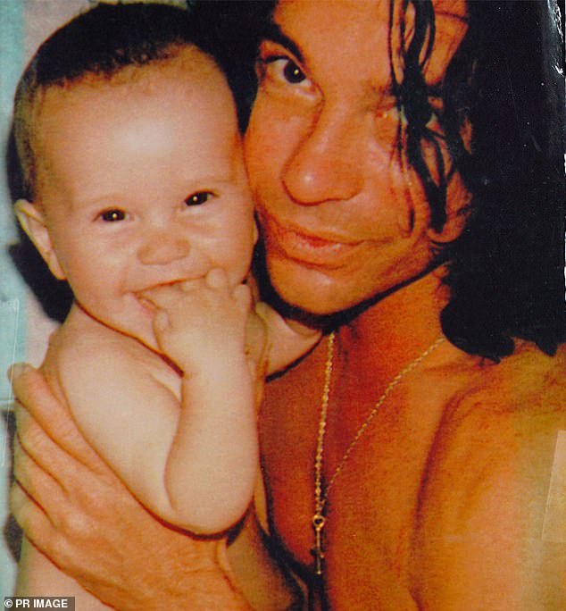 In 1997, when Tiger was just 16 months old, her father Michael Hutchence (pictured) committed suicide in a Sydney hotel room at the age of 37.