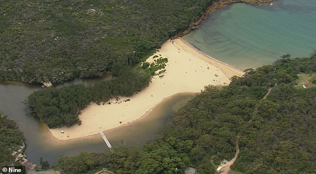 Paramedics responded to a call at Wattamolla Beach in the Royal National Park just before midday on Monday.