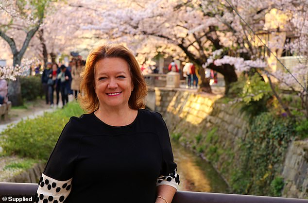 Gina Rinehart even brought a whole Wagyu sirloin steak to the fundraising event