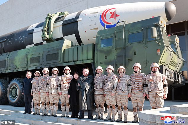 Kim Ju Ae has been pictured several times next to her father and North Korea's weapons arsenal since her first appearance in November 2022