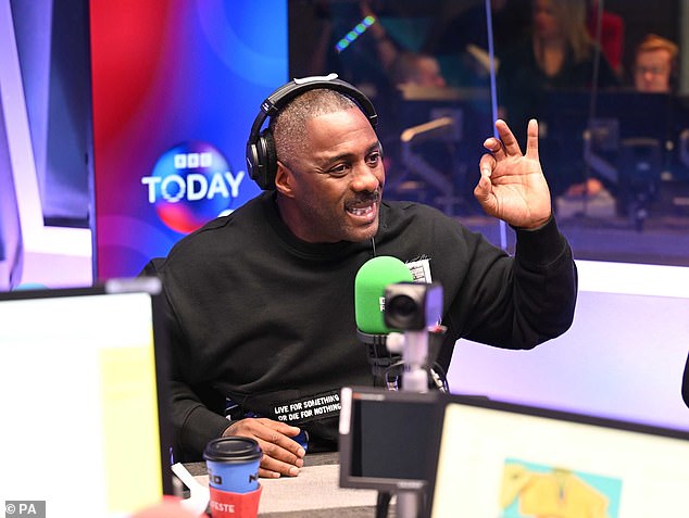 Idris Elba warned on BBC Radio 4's Today program this morning that the country is at a 'boiling point' due to the rise in knife crime