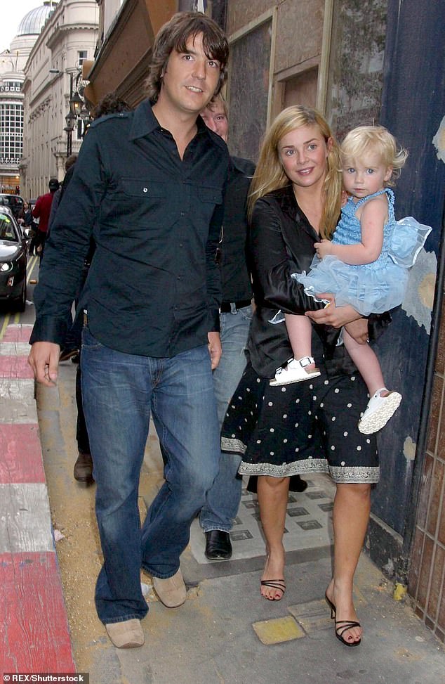 Speaking on the On a Mission podcast, Gail broke down as she described how her ex-husband Dan Hipgrave and daughter Honey, now 20, put her at ease (pictured together in 2004)