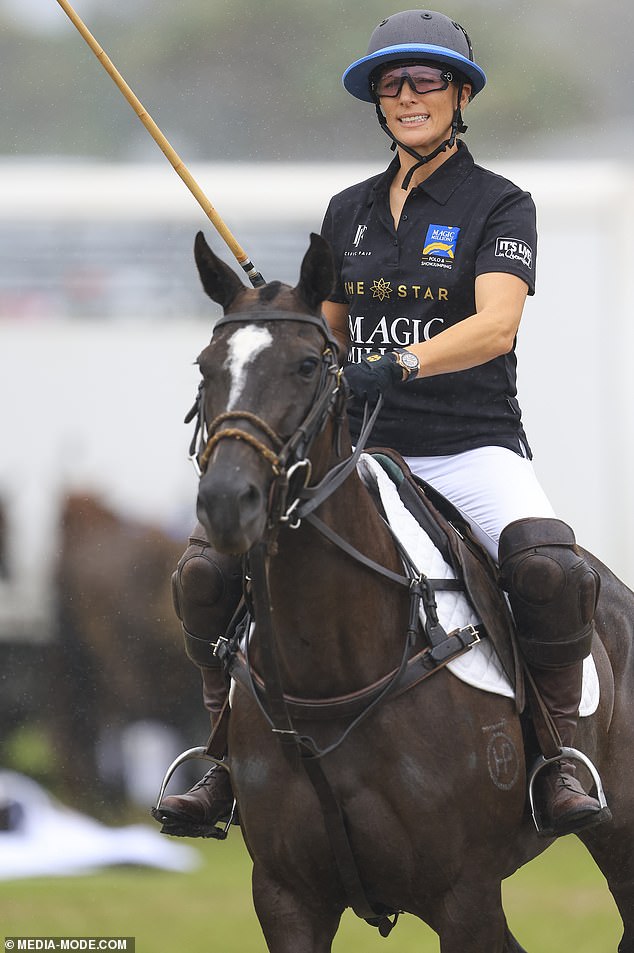 The exciting event saw professional polo players - including horse lover Zara, Nacho Figueras and Delfina Blaquier - play two matches