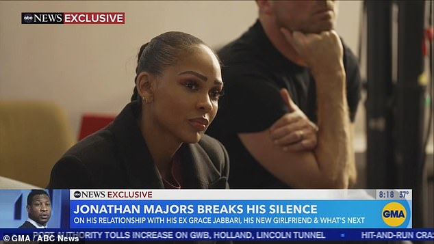 He gushed about his current girlfriend, Meagan Good, who was present for the interview.  Good stood by him throughout the process