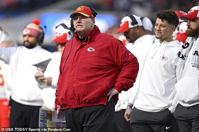 Chiefs coach Andy Reid praised Kelce for choosing to rest this weekend from the playoffs