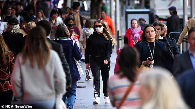 While mandatory mask regulations expired in early 2022, at-risk Victorians are urged to wear them in high-risk settings or if they feel they have symptoms