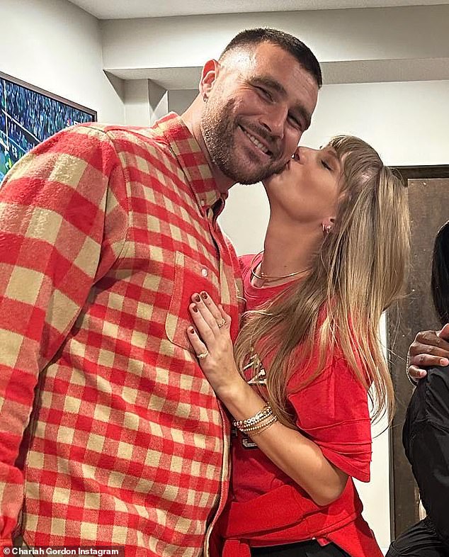 His biggest cheerleader: Kelce couldn't be Swift's date to the Golden Globes because of the Kansas City Chiefs game against the Chargers at SoFi Stadium in Inglewood