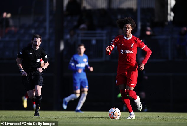 Liverpool youngster Harvey Blair (right) generates a lot of interest on loans in January