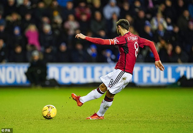 Bruno Fernandes fired home from the penalty spot in the 74th minute to secure the 2-0 victory