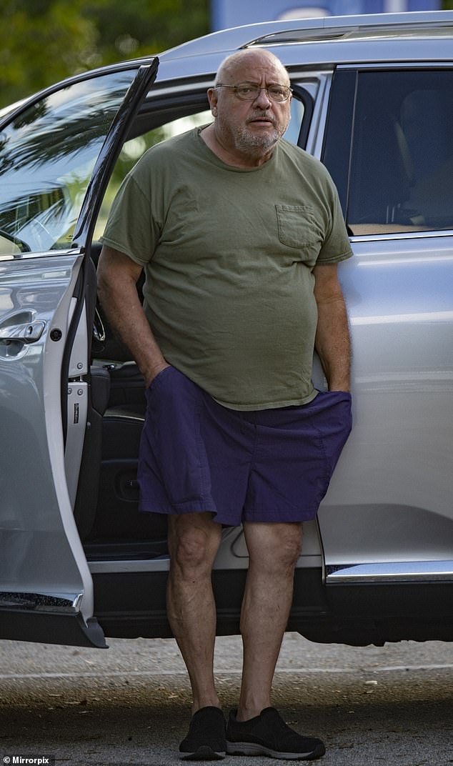 Juan Alessi is pictured near his Florida home in May 2020. He worked as a housekeeper for Epstein from about 1990 to 2002.