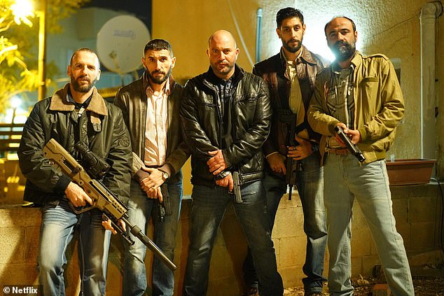 Amedi played Sagi Tzur (second from right), a rookie undercover agent in the counter-terrorism unit, during the series' second through fourth seasons, and is also a successful singer-songwriter in Israel