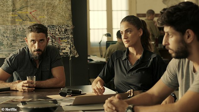 Amedi (right) was part of the Netflix series Fauda from seasons two to four