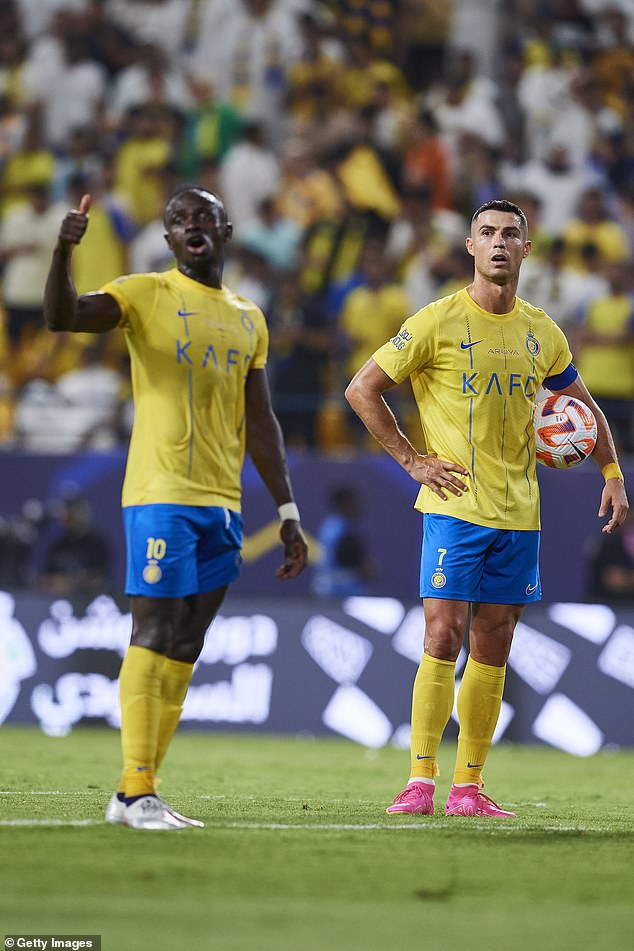 Mane joined Cristiano Ronaldo at Al-Nasser in 2023 in a deal that would see him earn £650,000 per week