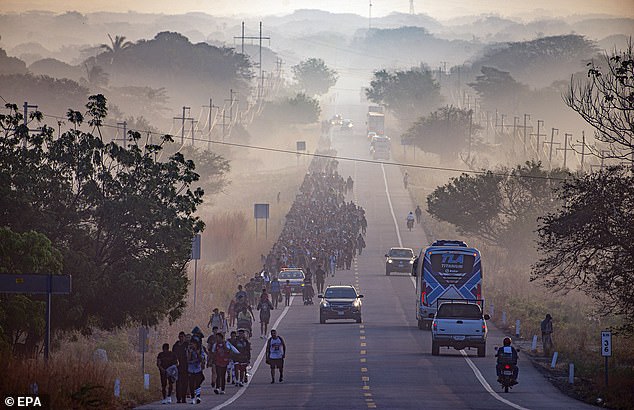 The Mexican government disbanded the 'Exodus from Poverty' caravan last week, but its members regrouped on January 8 in Chiapas, a state on the country's southern border