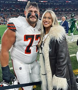 Teller and her husband, Cleveland Browns guard Wyatt Teller