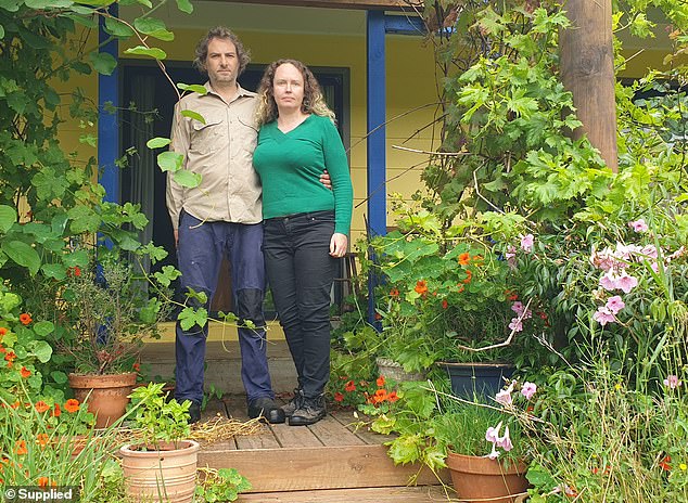 Glenn Todd and Tiffany Harrison moved from Coburg in Melbourne's north to Carrajung in Victoria's east 19 months ago in search of a peaceful bush idyll