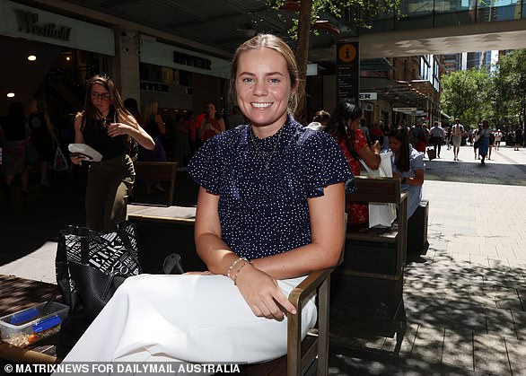 The median priced house in Sydney now costs 10.4 times the average salary for a borrower with a 20 per cent deposit, up from 5.1 times in 1989, leaving out the likes of young paralegal Zoe Janssen (pictured)