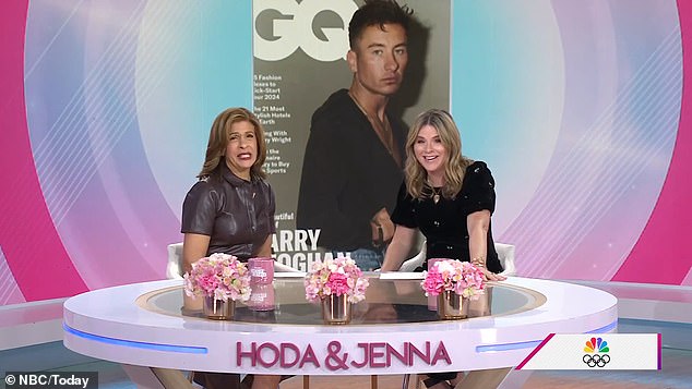 The Today star and her co-host Hoda Kotb, 59, discussed how Saltburn star Barry Keoghan manifested his GQ cover when she pulled out her phone