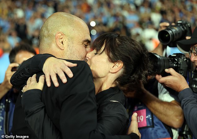 Guardiola and Serra have been together for 35 years and married in a small ceremony in 2014