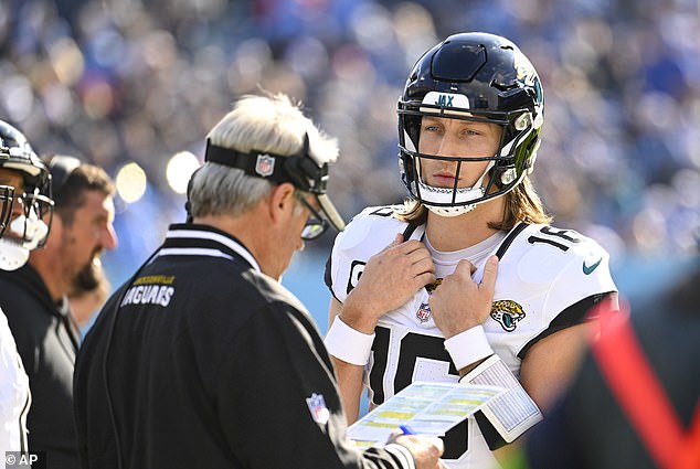 Quarterback Trevor Lawrence failed to lead the Jacksonville Jaguars to the NFL postseason