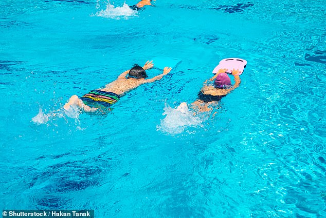 In Australia, where swimming is a necessary life skill given the number of beaches and pools in suburban homes, many instructors take a cautious and gentle approach (stock image)
