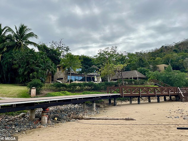 The resort has a six-mile private beach and rooms cost $800 per night