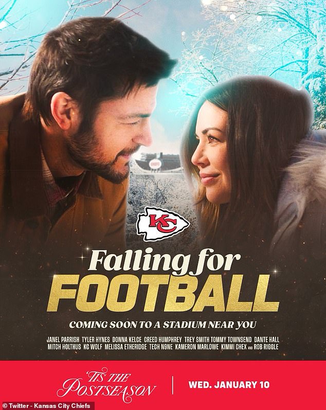 The Chiefs unveiled a poster earlier on Tuesday referencing one of Taylor Swift's songs