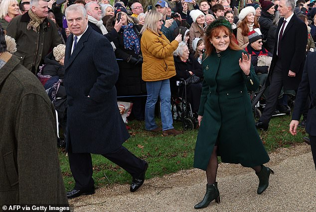 The couple arrived for the royal family's traditional Christmas Day service at St Mary Magdalene Church last month