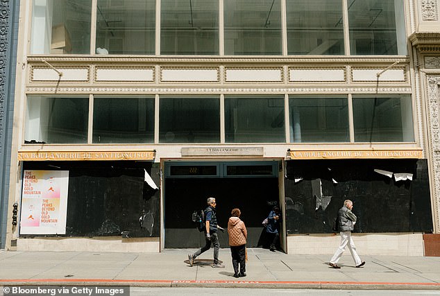 There's talk of a vacant retail space in San Francisco as the city is ravaged by homelessness, drug use and big tech companies fleeing the pandemic to work from home