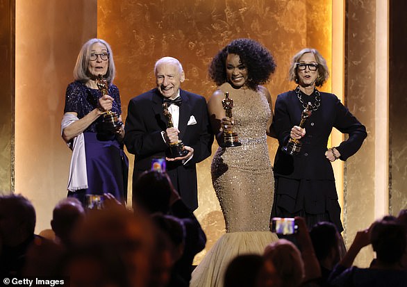 An eventful evening: This year Angela Bassett, Mel Brooks and Carol Littleton received Academy Honorary Awards, while Michelle Satter was honored with the Jean Hersholt Humanitarian Award