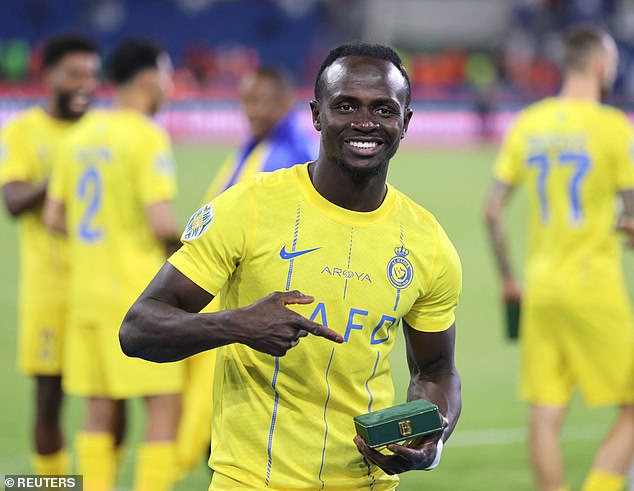 Mane currently plays for Al-Nassr after joining the Saudi squad at the start of the season