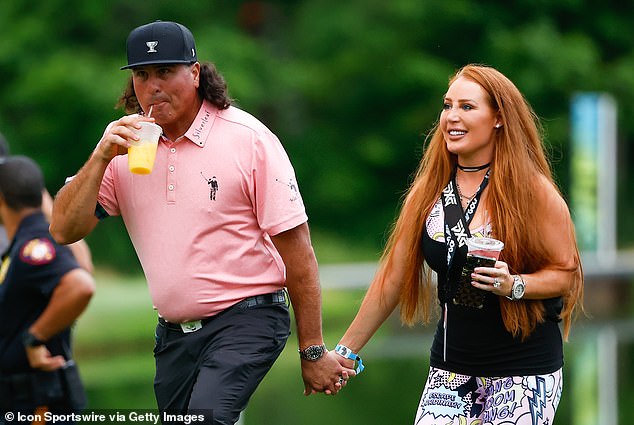 She supported his jump to LIV Golf from the PGA Tour, which he made in 2022