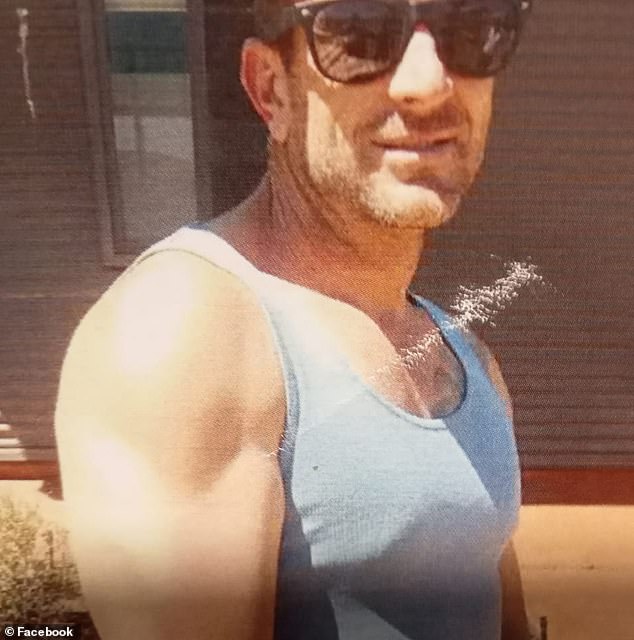 Edmonds and Arron Robert McKinney, 45, (pictured) appeared in court on Wednesday accused of breaking into a house in Bassendean earlier in the day