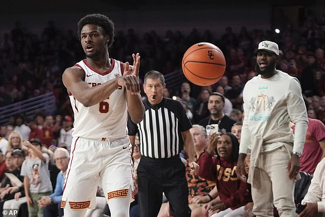 Bronny, who like his father is a McDonald's All-American, joined the Trojans this summer