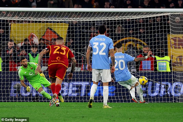 Mattia Zaccagni's goal made the difference and ensured Lazio progressed to the semi-finals